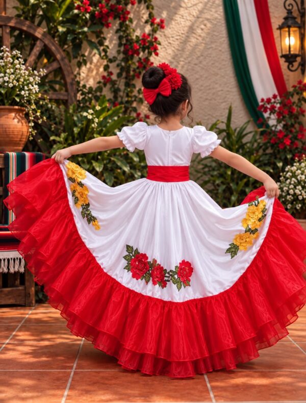 1398c752-e18e-4a10-aeb0-1acaa75581e7 Vestido Mexicano Bco/rosas