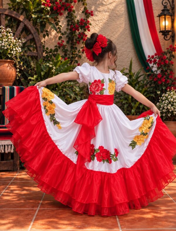 a978bdff-7d35-4384-8ede-e4932e6010d3 Vestido Mexicano Bco/rosas